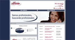 Desktop Screenshot of affinis.es