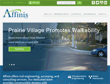 Tablet Screenshot of affinis.us