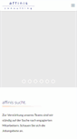 Mobile Screenshot of affinis.de